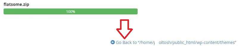 کامل شدن آپلود فایل برای آپدیت قالب وردپرس