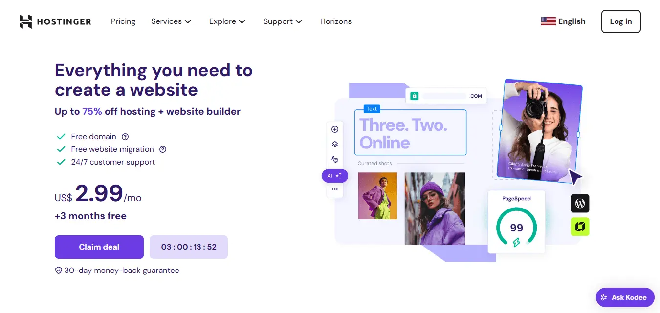 Hostinger: سادگی و قدرت در یک پکیج