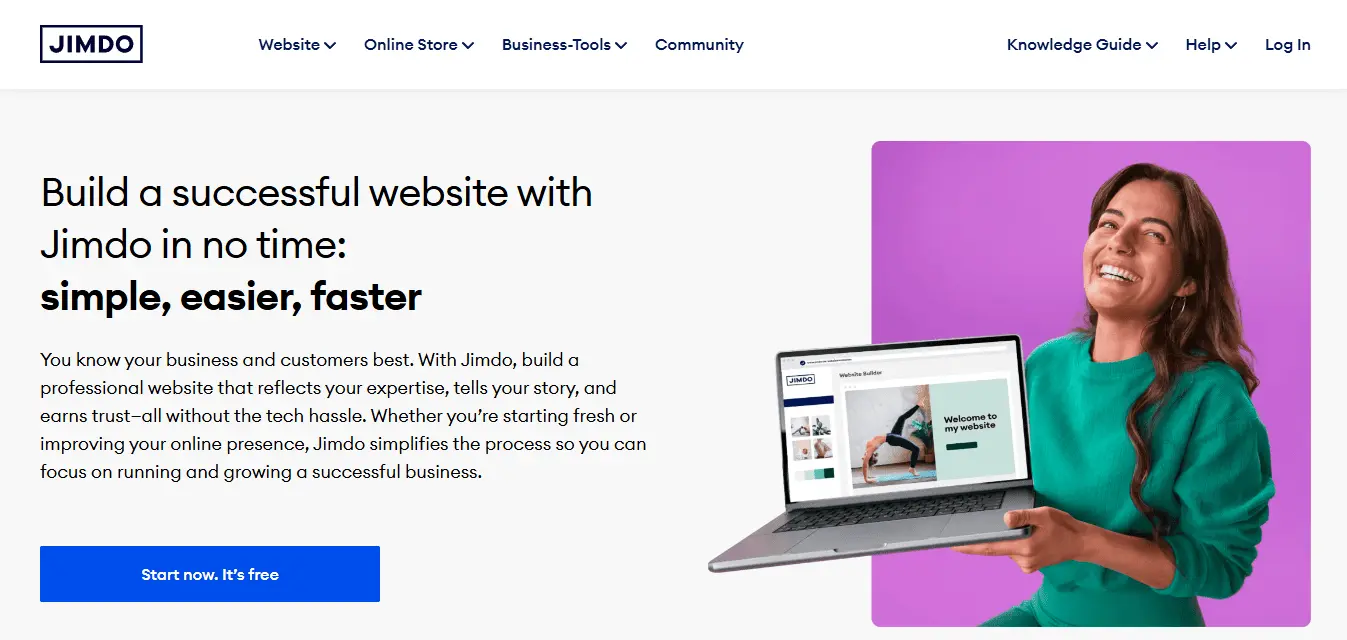 Jimdo Dolphin: هوش مصنوعی ساخت سایت برای شروعی بی دردسر