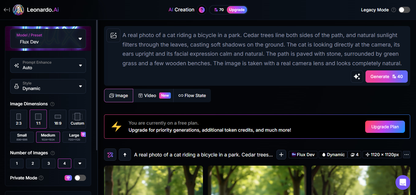 برسی عملکرد Leonardo AI