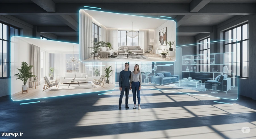 هوش مصنوعی در معماری و طراحی دکوراسیون: خلاقیت بدون مرز - دیدن دکوراسیون منزل قبل ساخت