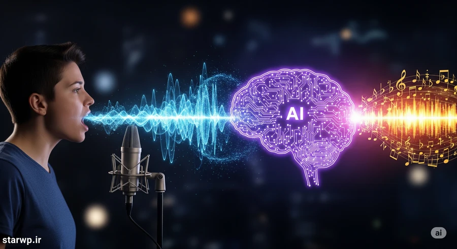 آموزش گام به گام ساخت آهنگ با هوش مصنوعی با صدای خودتون